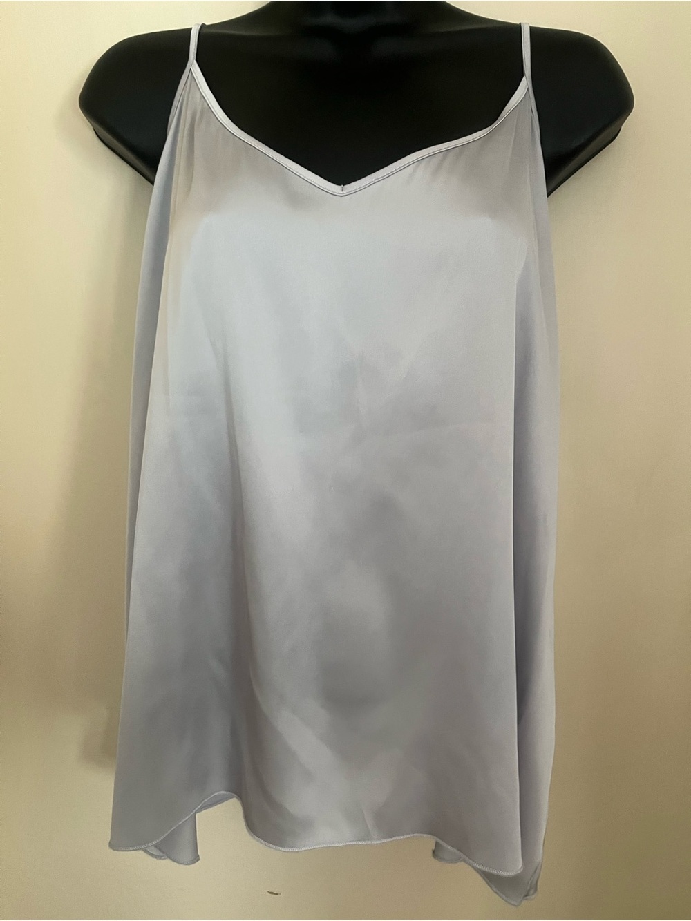 Vidussa Light Violet Satin Cami Tank Top